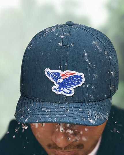 LRD Coastline Snapback Hat - Water Resistant Floating Crown Performance Cap