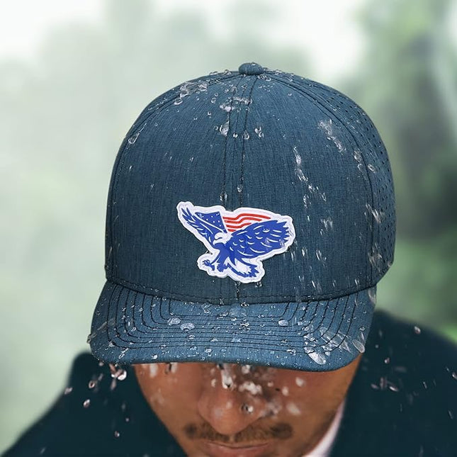 LRD Coastline Snapback Hat - Water Resistant Floating Crown Performance Cap