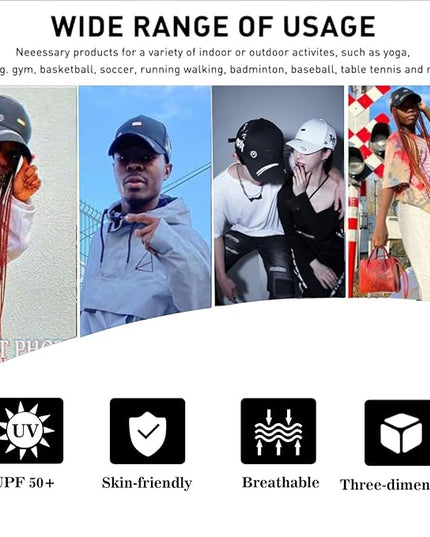 Trendy Unisex Graffiti Baseball Cap, Adjustable Cotton Baseball Cap for Men & Women, Athletic Streetwear Hat