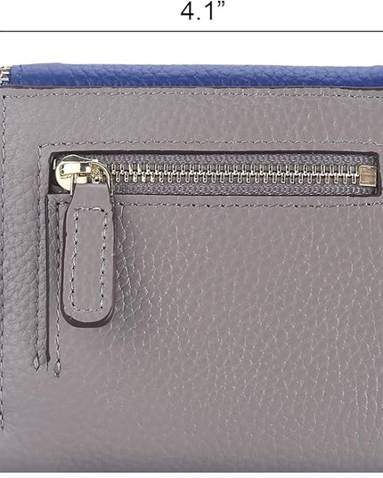 Lavemi Ultra Thin Small Compact Leather Womens Girls Wallets RFID Blocking Credit Card Holder for Women