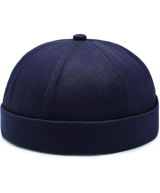 XYIYI Cotton Brimless Docker Cap Adjustable Street Casual Sailor Cap Skullcap Beanie Hat