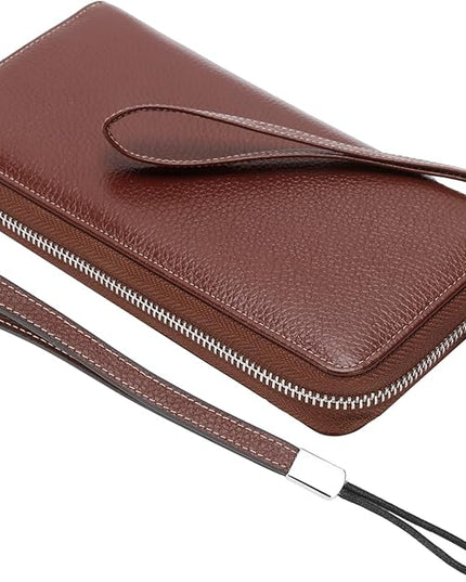 Lavemi Small Compact Women Wallet RFID Blocking Genuine Leather Bifold Purse with ID Windows