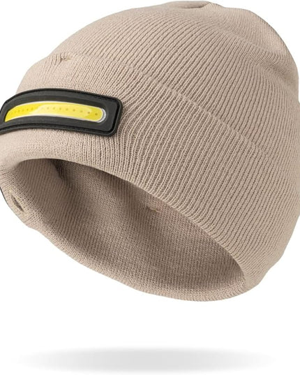Night Scope Night Watch Rechargeable LED Beanie with Additional Rear Safety Light