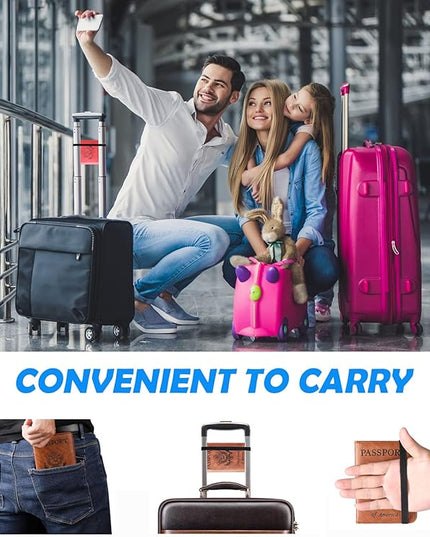 Passport Holder Cover Wallet Travel Essentials Leather Rfid Blocking Case Vacation Luggage Must Haves Travel Accessories for Men Women (116#Coffee)