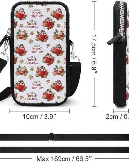 Small Crossbody Bags for Men, Cool Lightweight Sling Phone Pouch, Slim Cell Phone Purses