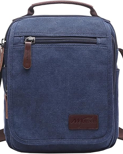 mygreen Small Canvas Crossbody Shoulder Bag Messenger Bag Work Bag