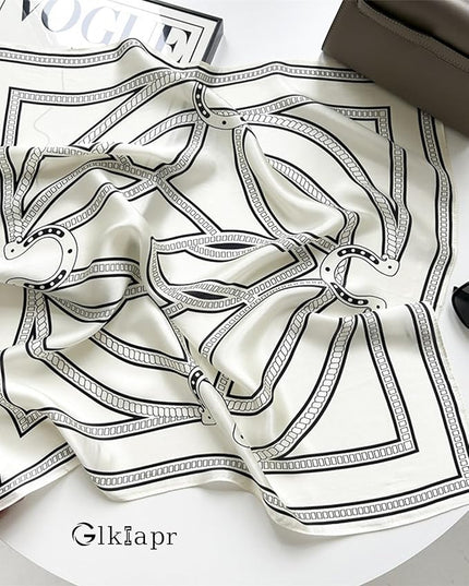 Satin Bandana Headscarf for Women Silky Hair Scarves for Fashion Lightweight