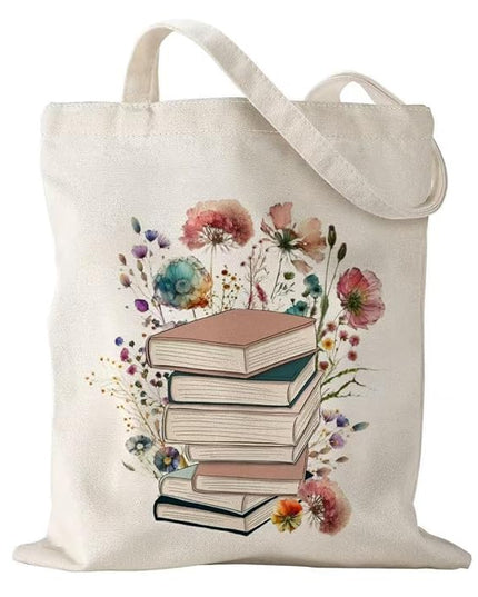 Canvas Tote Bag with Zipper Handles for Women Bridesmaid Birthday Wedding Mother Ladies Shopping Gift Bags