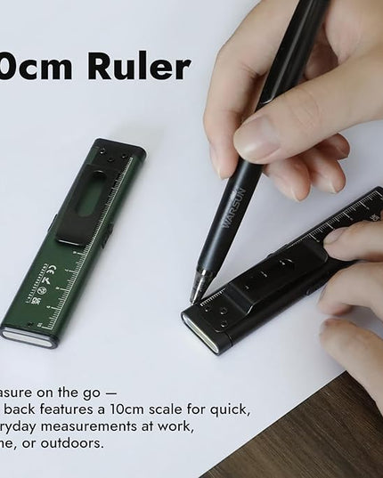 WARSUN Compact Multi-Mode Pocket LED Flashlight - 675LM, USB-C Rechargeable, IPX4, Dual Material, Red/Blue Strobe, for Everyday Carry & Travel