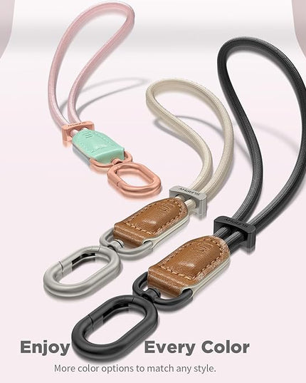 SURPHY Phone Wrist Strap, Keychain Wristlet, Phone Strap Charm with Tether Tab, Cellphone Lanyard Wrist, Key Chain for Women