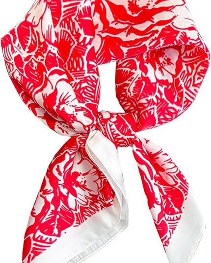 Satin Bandana Headscarf for Women Silky Hair Scarves for Fashion Lightweight
