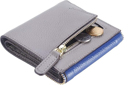Lavemi Ultra Thin Small Compact Leather Womens Girls Wallets RFID Blocking Credit Card Holder for Women