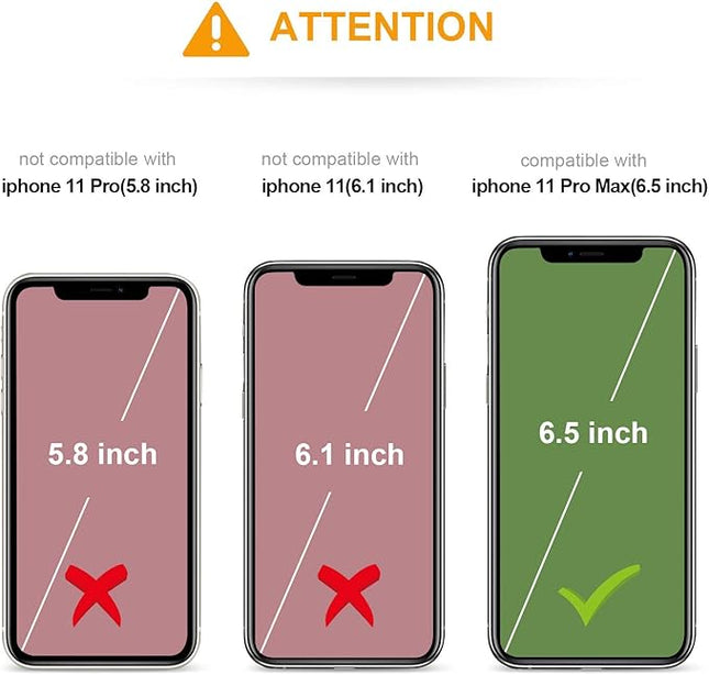 KIHUWEY Compatible with iPhone 11 Pro Max Case Wallet with Credit Card Holder, Premium Leather Magnetic Clasp Kickstand Heavy Duty Protective Cover for 11 Pro Max 6.5 Inch(Rose Gold)