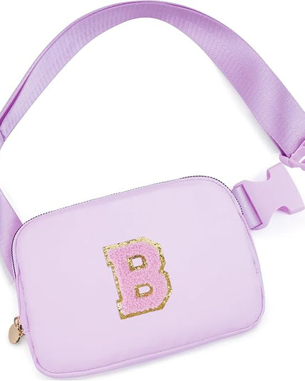 Uygafly Birthday Gifts for 6 7 8 9 10 11 12 13 Year Old Girls,Fanny Pack Belt Bag Crossbody Bags for Women Girls Kids,Fashion Waist Packs Cute Teen Trendy Stuff Travel Essentials | Lavender,B
