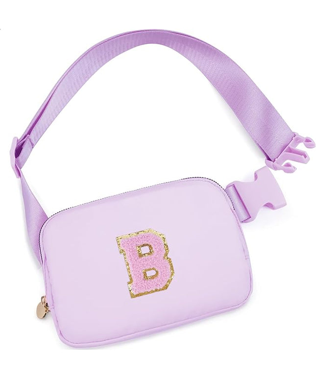 Uygafly Birthday Gifts for 6 7 8 9 10 11 12 13 Year Old Girls,Fanny Pack Belt Bag Crossbody Bags for Women Girls Kids,Fashion Waist Packs Cute Teen Trendy Stuff Travel Essentials | Lavender,B