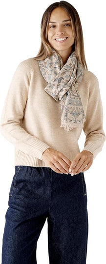 Scarf for Women Spanish Design Elegant Long Shawl Scarves for Summer Fall