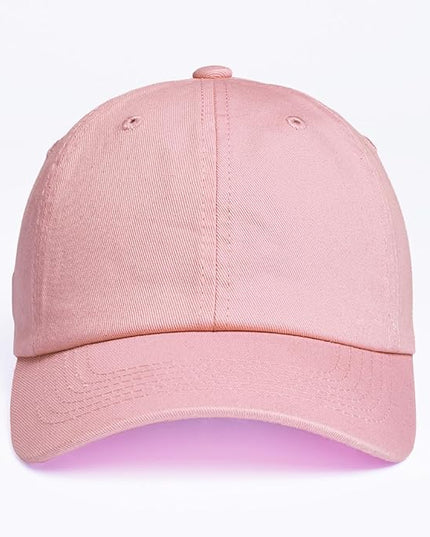 E BY ELIDAN Classic Dad Hat Cotton, Low-Profile Plain Baseball Cap, Adjustable, Breathable and Packable