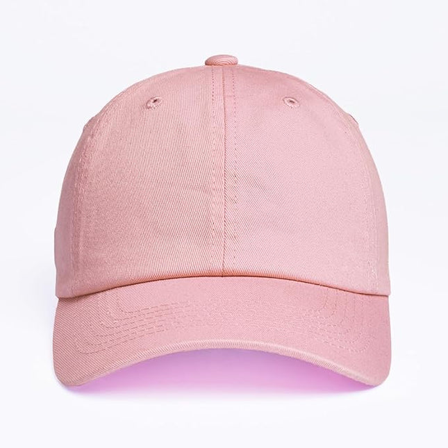 E BY ELIDAN Classic Dad Hat Cotton, Low-Profile Plain Baseball Cap, Adjustable, Breathable and Packable