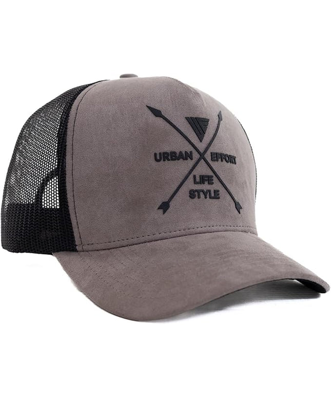 Urban Effort Mesh Back Cap - for Men and Women Baseball Hat 5-Panel Trucker Hat - Great Snapback Closure for Hunting & Hiking