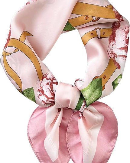 Satin Bandanas Head Scarf For Women Hair Scarves Accessories Lightweight Fashion Wrap Neck Silk Sleeping Headscarf