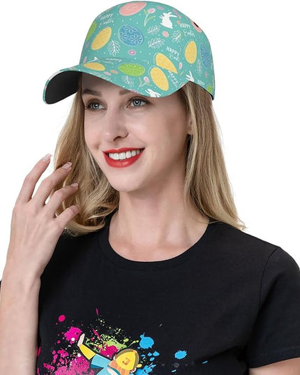 St. Patrick's Day Baseball Cap for Men Women Flower Print Sport Outdoor Travel Trucker Hat Sun Protection Dad Hats