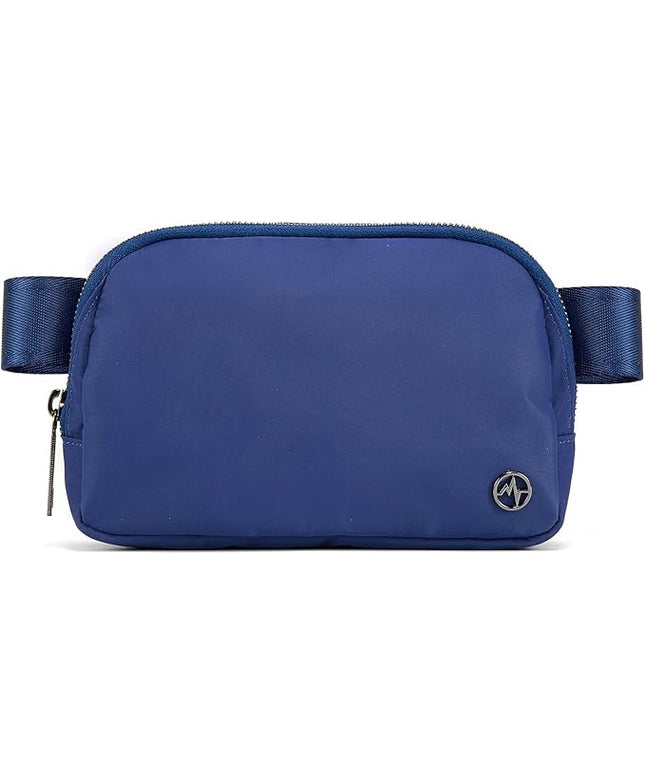 Pander Cross Body Fanny Pack for Women, Fashion Waist Packs, Crossbody Bags, Belt Bag with Adjustable Strap (Blue Perennial).