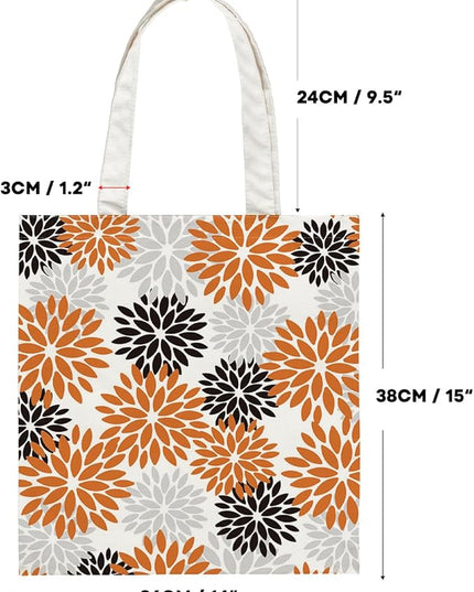 Horaldaily Canvas Tote Bag,Reusable Shoulder Tote Bag for Women Lady Casual Vacation, Shopping, Work, Gym