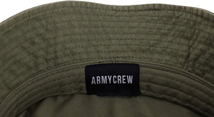 Armycrew Oversized Big Size Men's Cotton Bucket Hat