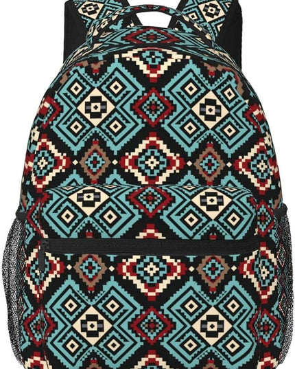 Native American Backpack for Men Women,Casual Travel Hiking Camping Backpacks Lightweight Bookbag