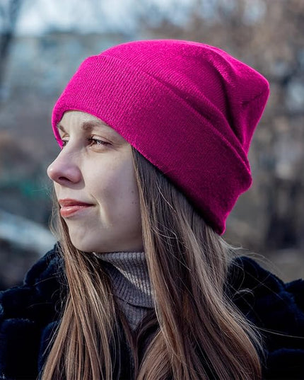 ZOORON 1&2 Pack Beanie for Men Women Slouchy Beanie Hats Winter Knit Caps Soft Ski Hat Unisex