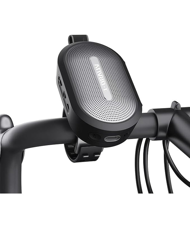 Portable Mini Bike Bluetooth Speaker,IP67 Waterproof Wireless with Adjustable Strap and Hook, Loud Clear Sound 10Hours Playtime, Home/Party/Outdoor/Beach/Shower (MINI Speaker)