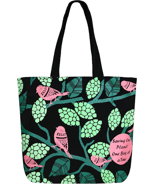 Ecoright Aesthetic Canvas Tote Bag for Women Large Zipper Tote Bags with Pocket, Womens Tote Bag for Yoga, Work, Beach