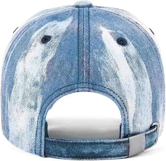 Trendy Unisex Graffiti Baseball Cap, Adjustable Cotton Baseball Cap for Men & Women, Athletic Streetwear Hat