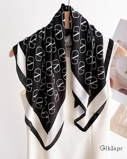 Satin Bandana Headscarf for Women Silky Hair Scarves for Fashion Lightweight