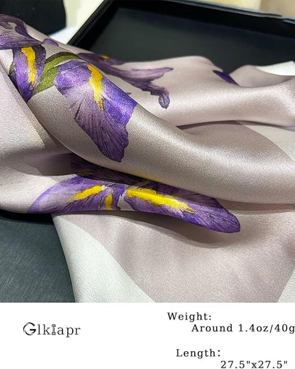 Satin Bandana Headscarf for Women Silky Hair Scarves for Fashion Lightweight