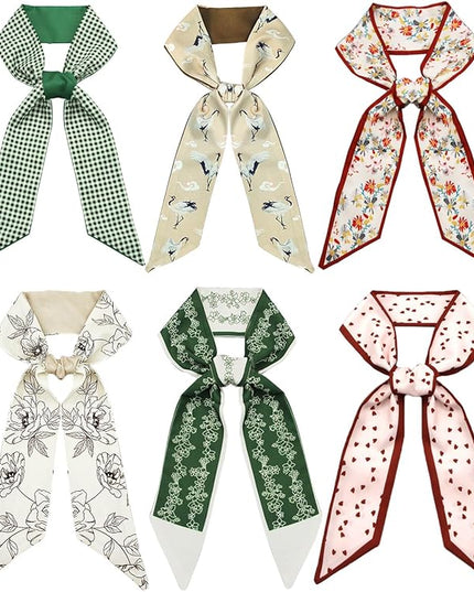 Purse Scarf Handbags For Women Skinny Hair Neck Accessories Scarves With Bag Scarfs Handle Fashion Lightweight