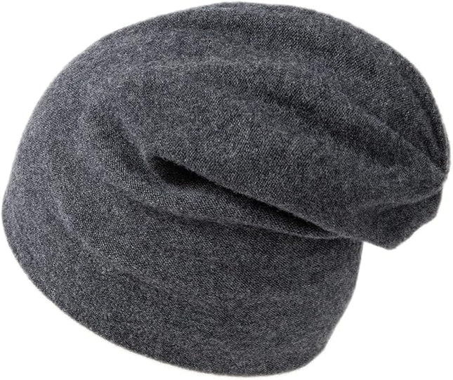 Villand 100% Merino Wool Beanie Hat for Women and Men with Gift Bag, Double-Layered Wool Hat, Knitted Ski Cap for Winter