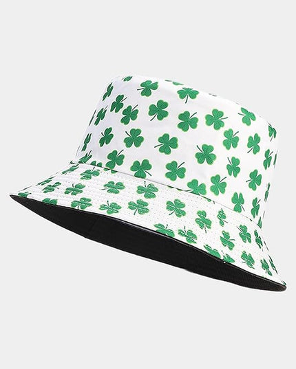 Mashiaoyi Unisex Print Double-Side-Wear Reversible Bucket Hat