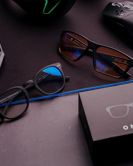 Horus X • Blue Light Glasses Men Women | Blue Light Blocking Glasses for Screen Anti-Fatigue Eye Migraine | Gaming Glasses V3