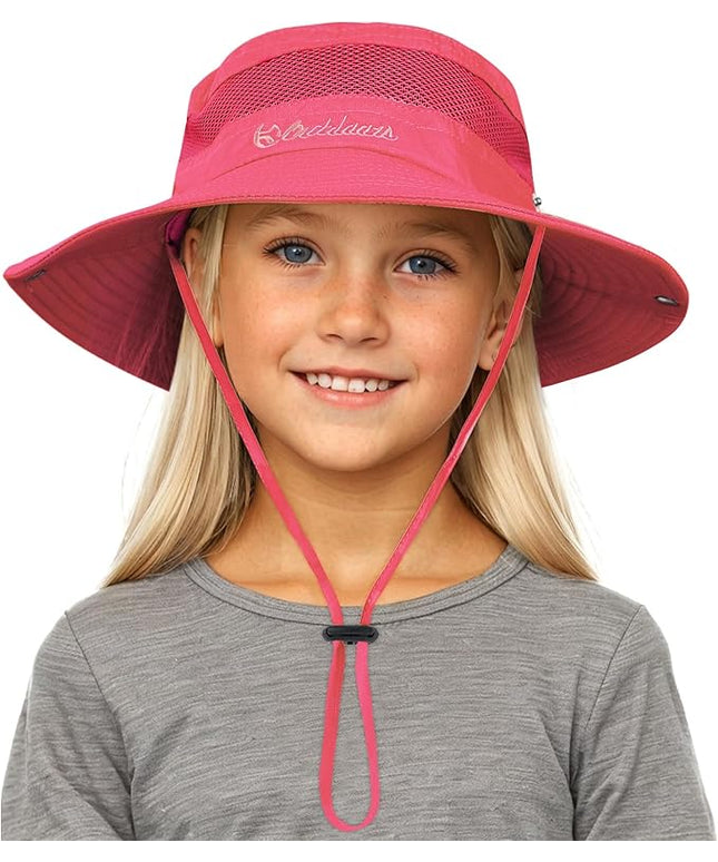 Century Star Outdoor Kids Sun Hat UPF 50+ Quick Dry Adjustable Bucket Hat Windproof Waterproof Beach Fishing Safari Hat
