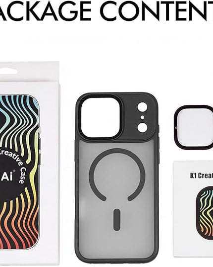 Magnetic UV Filter for iPhone 17 Pro with case | Compatible w MagSafe | Quick-Release System for CPL/ND/VND/(Sold Separately) | Phone Video Lens Accessory Camera Lens Protector for Vlog Live