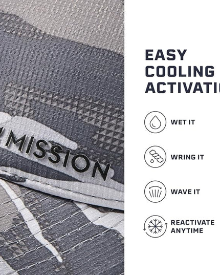 MISSION Cooling UPF Performance Hat - Unisex One Size Cap for Workouts, Golf & Running - Sweat & Water Activated Technology