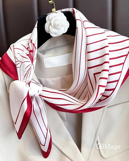 Satin Bandana Headscarf for Women Silky Hair Scarves for Fashion Lightweight