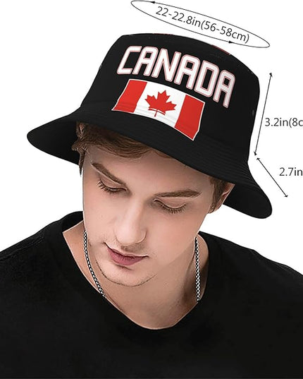 Funny Flag Bucket Hat for Men Women, Fisherman Hats Packable Fashion Sun Cap for Travel Outdoor Beach Boys Girls
