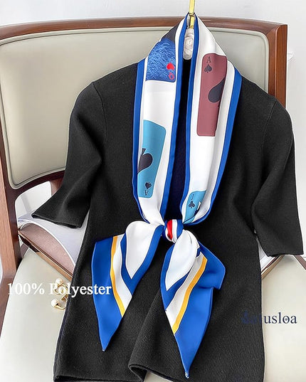Purse Scarf For Handbags Head Scarves For Women's Hair Bags Scarfs Long Skinny Scarves Fashion Silky