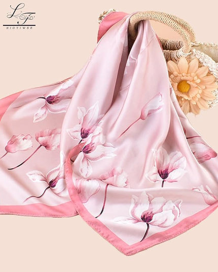 Satin Bandanas Head Scarf For Women Hair Scarves Accessories Lightweight Fashion Wrap Neck Silk Sleeping Headscarf