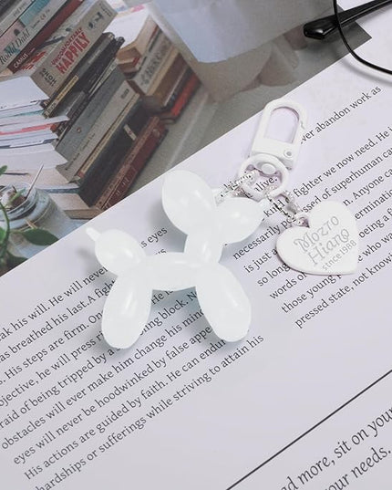 Balloon Dog Keychain Cute Bag Charm Handbag Purse Key Accessories