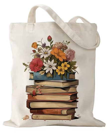 Canvas Tote Bag with Zipper Handles for Women Bridesmaid Birthday Wedding Mother Ladies Shopping Gift Bags