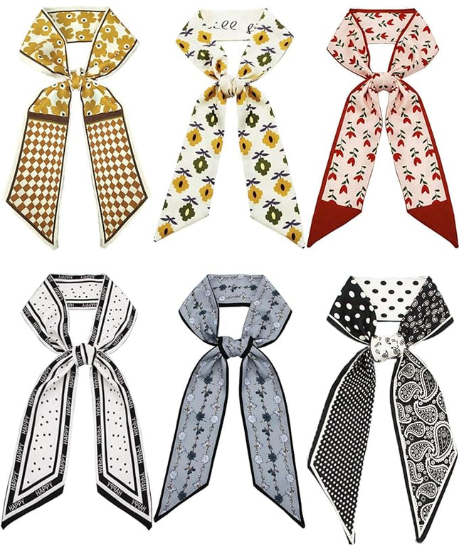 Purse Scarf Handbags For Women Skinny Hair Neck Accessories Scarves With Bag Scarfs Handle Fashion Lightweight