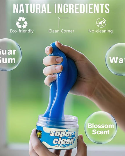 Car Cleaning Gel Car Clean Detailing Putty, Universal Car Interior Cleaner Slime, Car Putty Auto Detailing Tools Accessories, Dust Remover Perfect Cleaning Kit Supplies, Gifts for Men Women-5.6oz